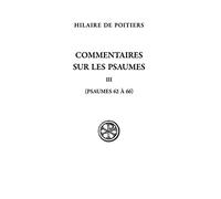 Commentaire sur les Psaumes III