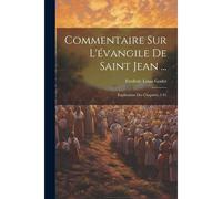 Commentaire Sur L'évangile De Saint Jean ...: Explication Des Chapitres 1-Vi