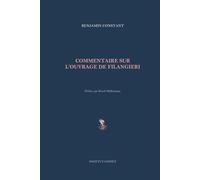 Commentaire sur l'ouvrage de Filangieri