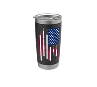 Commerçant de cryptomonnaies USA Drapeau américain Trading patriotique Gobelet isotherme en acier inoxydable double paroi