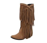 Commerce extérieur frontière station indépendante automne et hiver gland femmes bottes petite tête carrée couleur unie décontracté coréen mode (Yellow-A, 41)