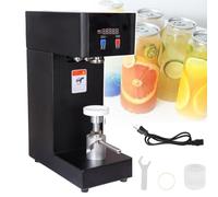 Commercial Automatic Can Sealer Machine à sceller Les canettes Scelleuse De Canettes Professionnelle de Soda bière avec écran Intelligent HD Magasin (Black-110V)
