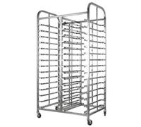 Commercial Bakery Bun Pan Rack Chariot de refroidissement rapide en acier inoxydable pour plateaux de cuisson, pâte à pain, pizza et peinture en métal