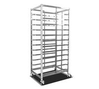 Commercial Bakery Support de cuisson à pain en acier inoxydable robuste pour plateaux de cuisson, pâte à pizza et à pain Égouttoir polyvalent en métal pour boulangers