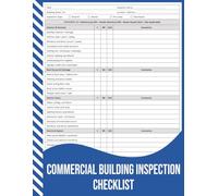Commercial Building Inspection Checklist: Comprehensive Facility Inspection Record for Routine, Annual, Pre-Lease, and Post-Repair Assessments.