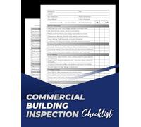 Commercial Building Inspection Checklist: Designed to systematically assess and monitor the condition of commercial buildings | 60 Forms | Large Print 8.5x11 Inches