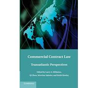 Commercial Contract Law: Transatlantic Perspectives