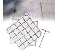 Commercial - Couvercle de regard caché carré, couvercle d'accès renforcé de 30,5 à 101,6 cm, haute capacité de charge, couverture d'inspection invisible pour plus de durabilité et d'esthétique (101,6