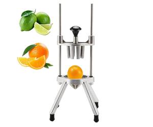 Commercial Fruit Cutter Wedger, Manual Fruit Divider, with Stainless Steel Blade, 4/6/8/12 Flaps Optional, Ideal for Home Kitchen Restaurant Bar Party and Commercial Food Preparation Use(4 cloves)