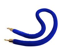 Commercial VIP Stanchion Rope,60 100 120 150 200 270 300 Cm Long Velvet Queue Barrier Rope, for Bank Hotel Hospital Entry(Blue,2.7m/8.9ft/106inch)