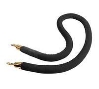 Commercial VIP Stanchion Rope,60 100 120 150 200 270 300 Cm Long Velvet Queue Barrier Rope, for Bank Hotel Hospital Entry(Black,0.9m/3ft/36inch)