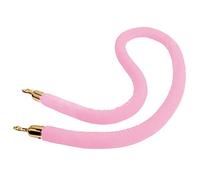 Commercial VIP Stanchion Rope,60 100 120 150 200 270 300 Cm Long Velvet Queue Barrier Rope, for Bank Hotel Hospital Entry(Pink,1m/3.3ft/39inch)