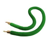Commercial VIP Stanchion Rope,60 100 120 150 200 270 300 Cm Long Velvet Queue Barrier Rope, for Bank Hotel Hospital Entry(Green,2.5m/8.2ft/98.4inch)