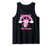 Commettre Une fraude fiscale (déclaration Amusante et Graphique de Diable Mignon) Débardeur