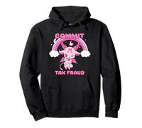 Commettre Une fraude fiscale (déclaration Amusante et Graphique de Diable Mignon) Sweat à Capuche