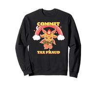 Commettre Une fraude fiscale (Graphique Mignon et Amusant de Petit Diable) Sweatshirt