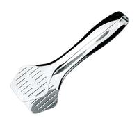 Commichef Deluxe Pince à hamburger chromée en acier inoxydable Argenté 24 cm