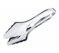 Commichef Pince de cuisson chromée de luxe en acier inoxydable, 24 cm