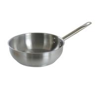 Commichef Plus Superior Blend Sauteuse en acier inoxydable sans couvercle, forte résistance à la corrosion, 16 cm, argent
