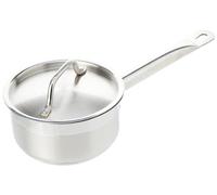 Commichef XSL-14 Plus Superior Blend Casserole et couvercle en acier inoxydable, forte résistance à la corrosion, 14 cm de diamètre, 1,1 L, argent