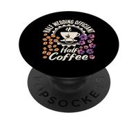 Commissaire aux Mariages, Officiant de Mariage avec Demi-café PopSockets PopGrip Adhésif