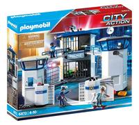PLAYMOBIL City Action - Police central de commandement avec prison, Jouets de construction