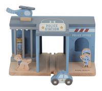 Commissariat De Police En Bois Bleu, Blanc, Beige TU