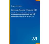 Commission Decision of 15 December 2020: instructing the central administrator to enter changes into the international credit entitlement tables in the European Union Transaction Log 2021/C 115/01