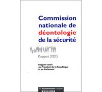 Commission nationale de déontologie de la sécurité - Collectif - Documentation Francaise - broché - Etude