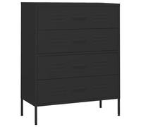 Commode Vert Menthe 80x35x101,5 cm Acier Buffet Armoire à Tiroirs vidaXL