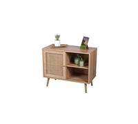 - Commode 1 porte Bali en cannage et bois contreplaqué - Bali