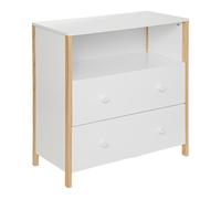 Atmosphera – Commode Kima en bois 85 x 40 cm – Blanc