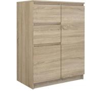 TOP E SHOP Topeshop 2D2S Sonoma Commode à tiroirs
