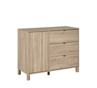 Commode 3 tiroirs 1 porte calypso chêne du bocage TU