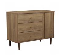 Sauthon Commode 3 tiroirs et 1 porte Mokka