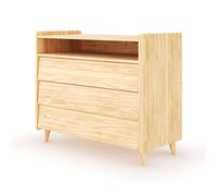 Commode 3 tiroirs bois massif peter bois TU