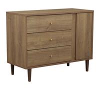 Commode 3 tiroirs et 1 porte Mokka