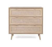 Commode 3 Tiroirs L80 cm - Impression Rotin - Bali