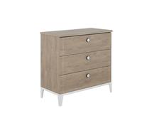 Commode 3 tiroirs marcel bois clair TU
