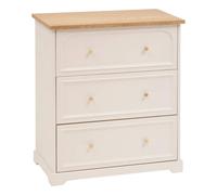 Atmosphera - Commode Mohea - 3 tiroirs - Ivoire