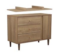 Commode 3 tiroirs et 1 porte Mokka