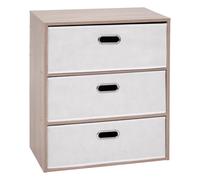 5five – Commode 3 tiroirs Dress Up – Bois clair