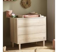 Commode 3 tiroirs Paloma bois BEIGE Sauthon