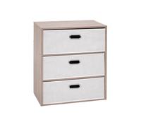 5five – Commode 3 tiroirs Dress Up – Bois clair