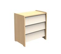 Commode 3 Tiroirs Vanille