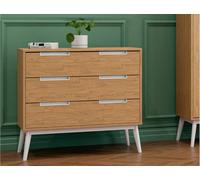 Commode 3 tiroirs vintage octave chêne TU