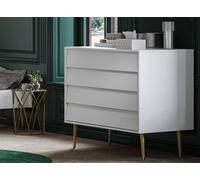 Commode 4 tiroirs bosque blanc TU