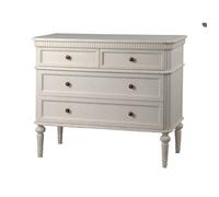 Amadeus Commode Léonie 4 tiroirs Blanche