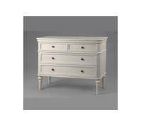 Commode 4 tiroirs en bois blanc - BLAISE