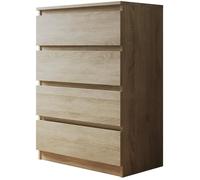 Commode 4 tiroirs Malwa M4 bois